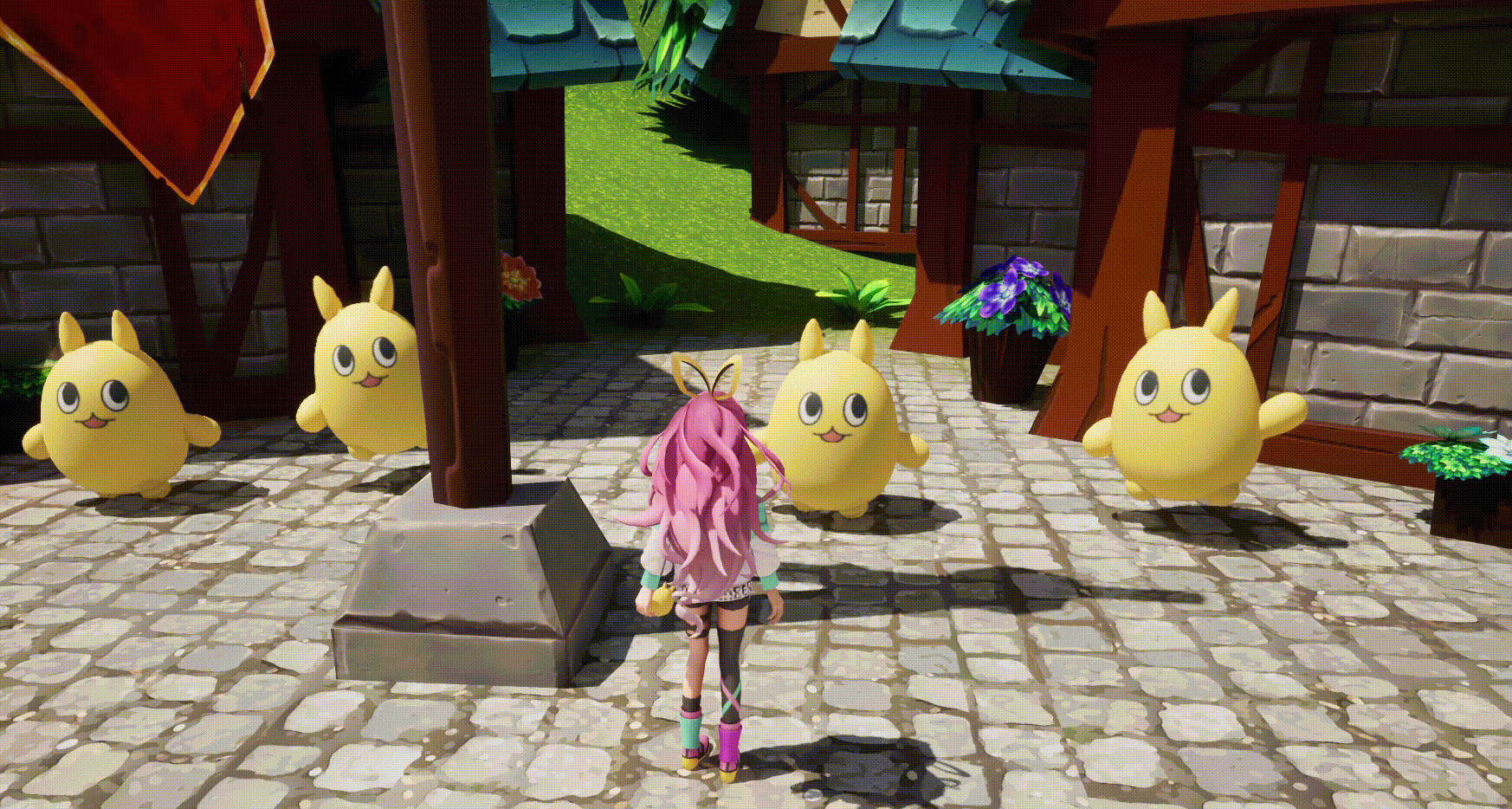 UnrealEngine5で作ったゲームの動くキャラクター